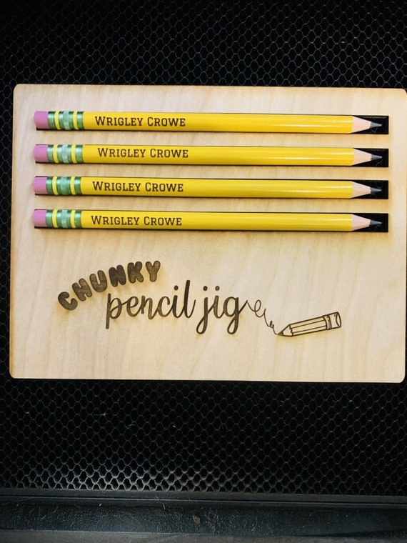 How to Engrave Pencils with Glowforge Aura