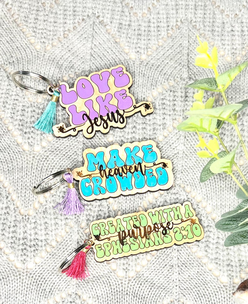 Religious Keychains Svg Keychain Bundle SVG; Christian Keychain SVG; Laser Cut Files - Etsy