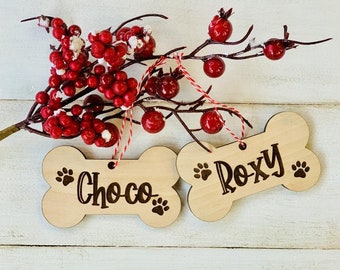 Dog Bone Ornament SVG, Dog Bone Ornament Laser Cut File