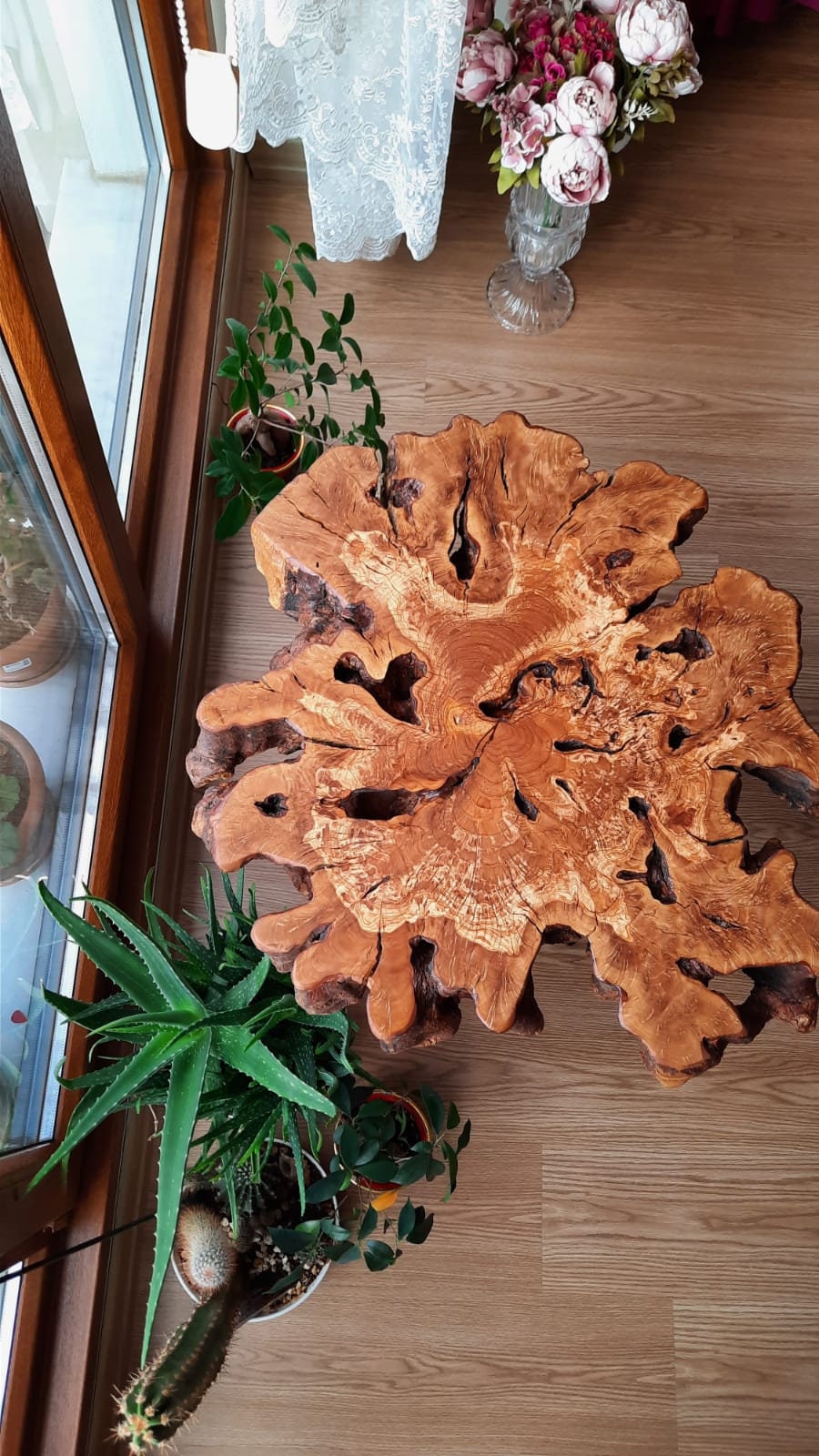 Handmade Olive Wood Burl Coffee Table: Custom Live Edge Slab - Etsy