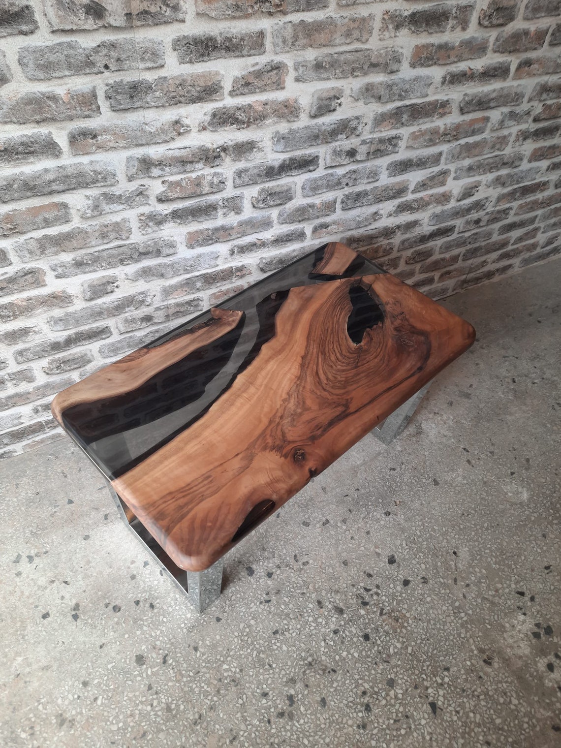 Made to Order Epoxy Coffee Table Custom Black Epoxy Table - Etsy