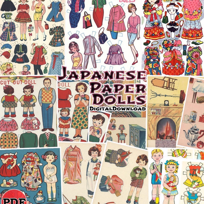 Paper Dolls - Etsy