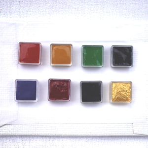 MEDIEVAL 8-Color Watercolor Octave - Studiocrafted watercolor paints