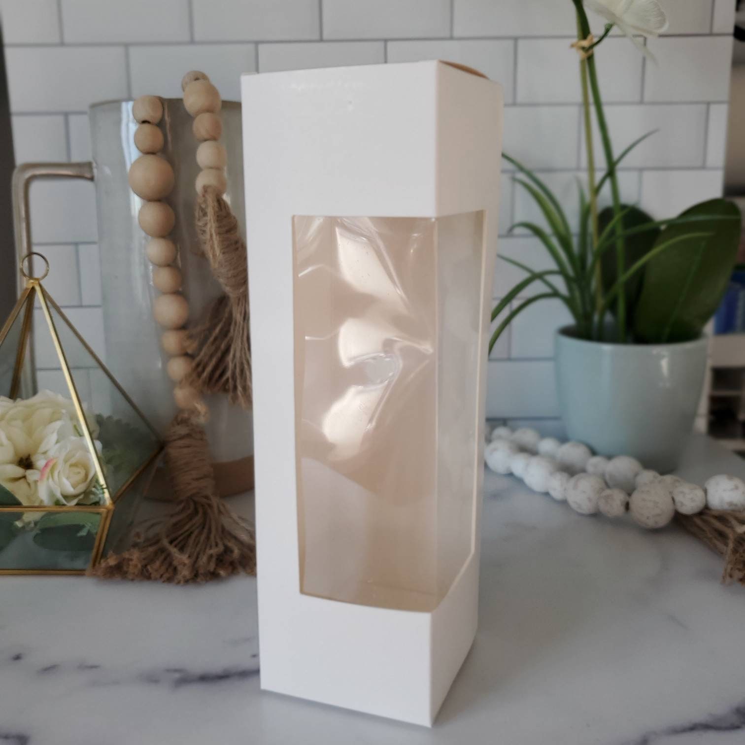 Custom Sublimation Tumbler Box With Clear Display Window Fits Etsy