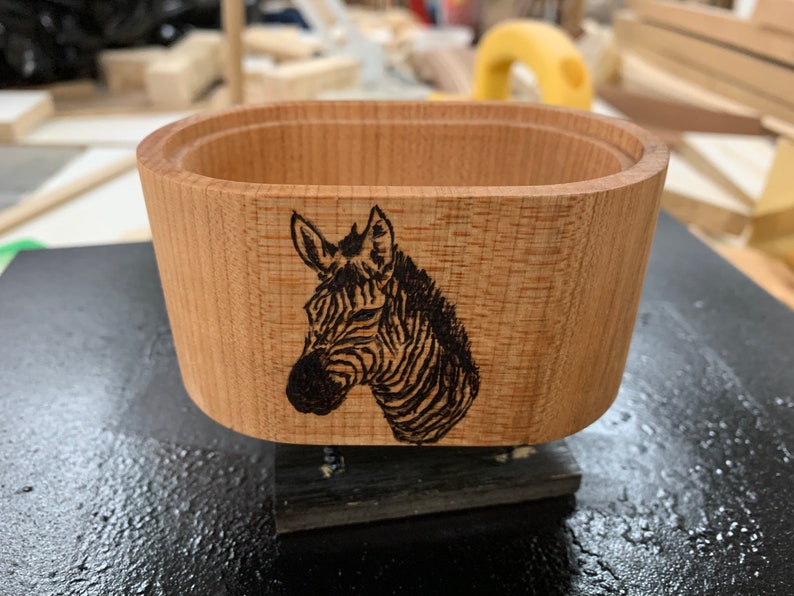 Zebra theme PyrographyStadium Box