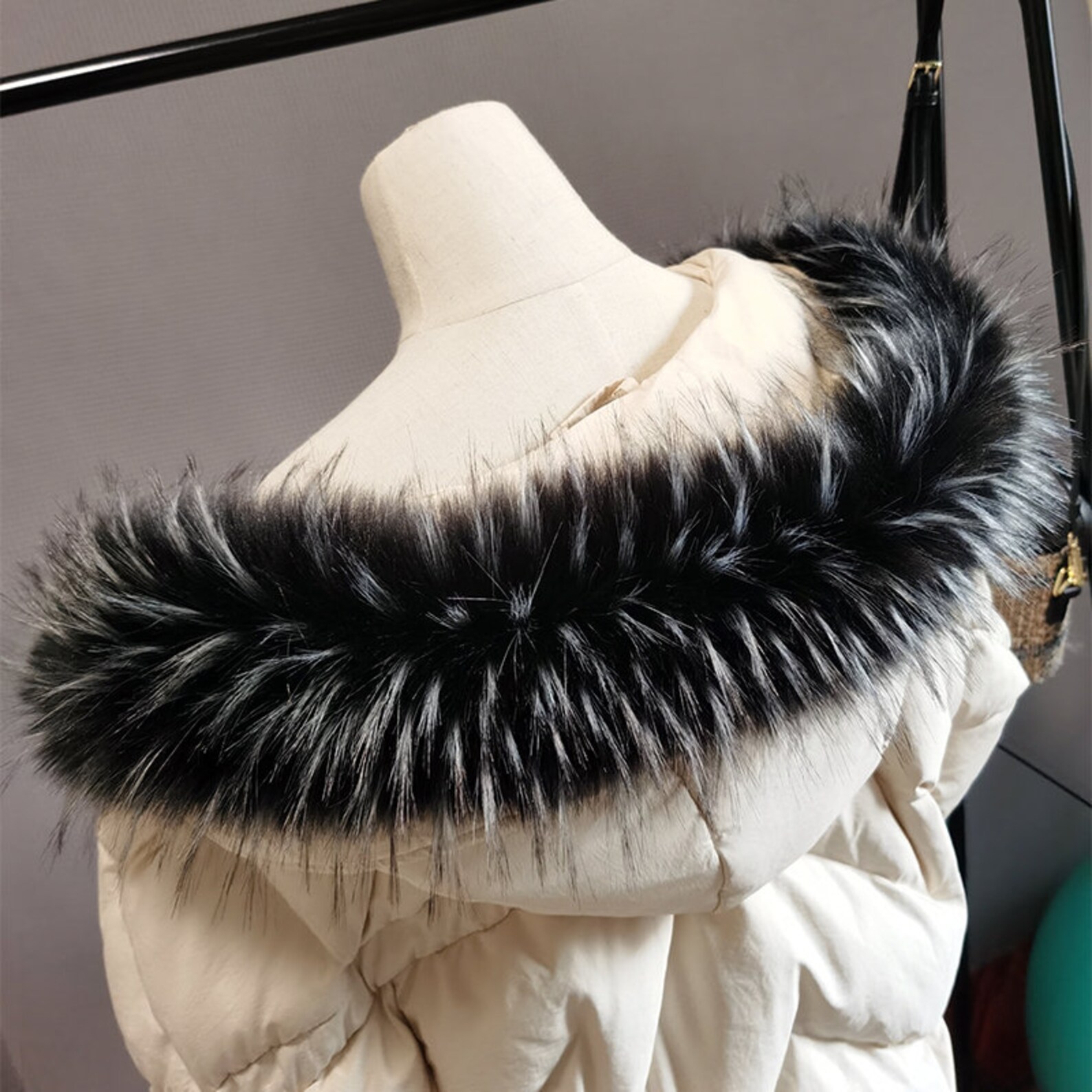 Faux Fur Hood Trim Detachable Various Styles and Colors Etsy Canada