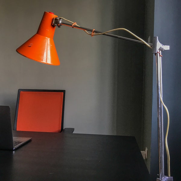 Szarvasi Vintage Industrial Loft Table Lamp from the 70s