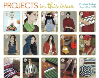 Crochet Today - 47 Magazines - lots of information patterns knitting & craft etc PDF download