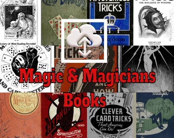 Magic & Magicians - Houdini - MAGIC TRICKS - Magic circle 198 Vintage  scanned book *download*PDF