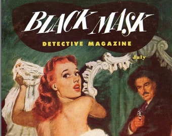 The Black Mask detective 37 PDF Pulp Crime & detective fiction magazine - Instant download!