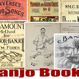 BANJO BOOKS 62 Tenor claw hammer bluegrass Teach yourself 4 5 & 6 String Download