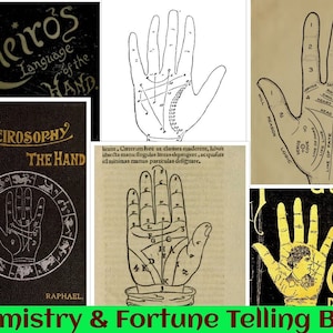 Palmistry and Fortune Telling Cheiromancy 49 vintage Books PDF *download*