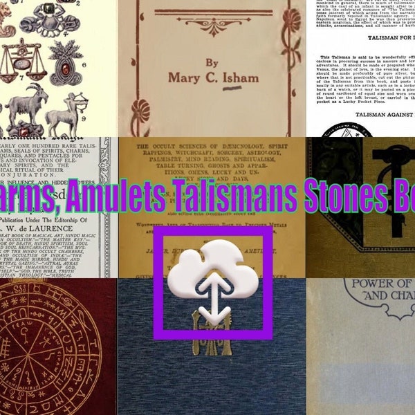 Charms Amulets Talismans 74 Vintage RARE Books *download*