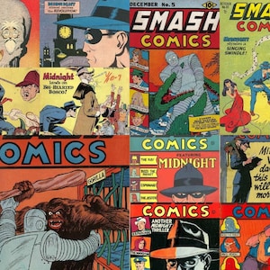 Smash Comics Golden age full run 1 - 85 *download* vintage set of Pulp fiction