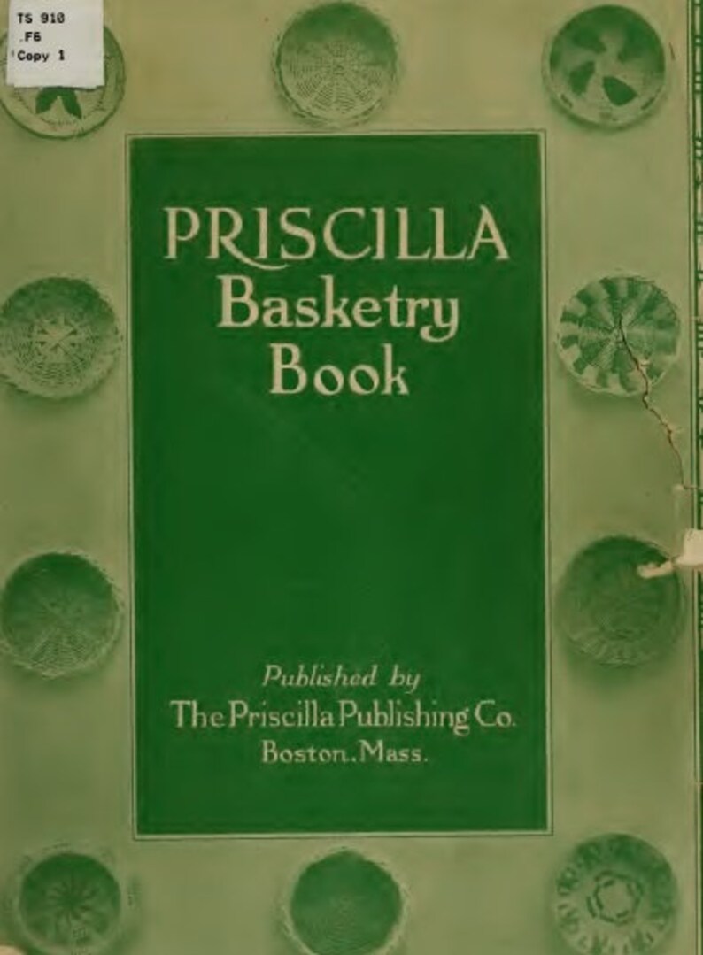 Basketry 50 Old Books Weaving Caning Willow Baskets for Easy Download