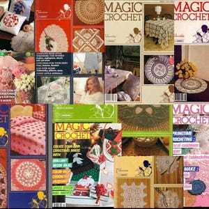 64 Magic Crochet Magazine Collection  - PDF for download - Crochet Patterns crochet stitches. Craft Magazine etc