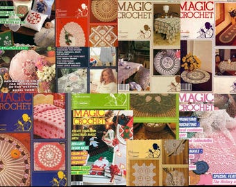 64 Magic Crochet Magazine Collection  - PDF for download - Crochet Patterns crochet stitches. Craft Magazine etc