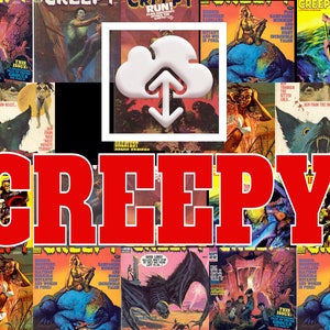 Creepy Comic *Instant download* 151 Issues CBR/CBZ with free reader