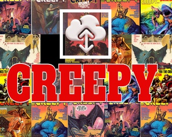 Creepy Comic *Instant download* 151 Issues CBR/CBZ with free reader