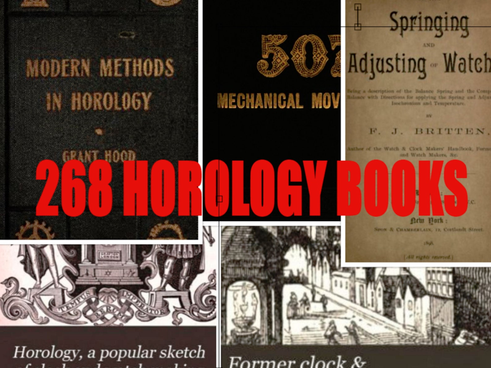 268 Horology & Clocks Books download PDF format in Zip files Etsy
