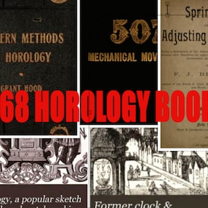 268 Horology, Clocks & Watches Old Books *download*