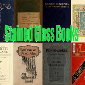 87  Stained Glass Lead Art Books - History - Art  & Create your own Lead Art - Glass making download PDF