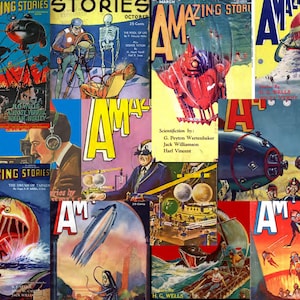 Amazing Stories comics. Pulp science fiction magazines *Instant download* 485 pdfs.
