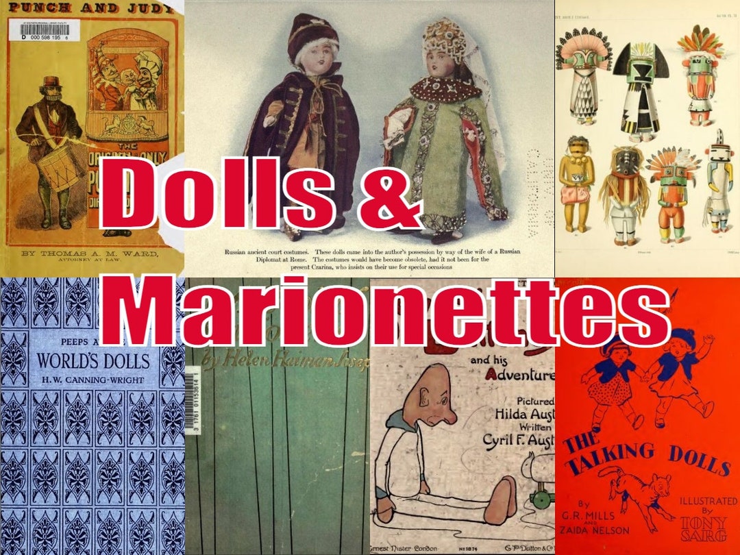 Puppets, Dolls Making History Vintage Plays Punch & Judy Etc Books download Etsy