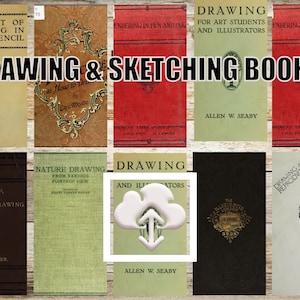 Drawing & Sketching  103 vintage PDF Books  *Instant Download*