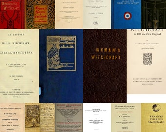 409 Witchcraft books - Sorcery- Occult Spells Grimoires Rare 409 Books Vintage  PDF *download*