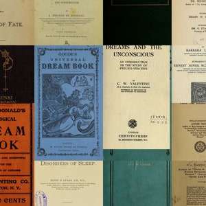 Dreams & Psychoanalysis books Vintage  - Freud - Fortune telling interpretation *download*