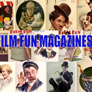 Film Fun vintage movies cinema 66 magazines - Charlie Chaplin Download Motion Pictures