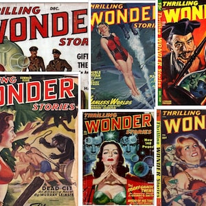 Thrilling Wonder stories 50+ Comics  * Instant download* Pulp Comic