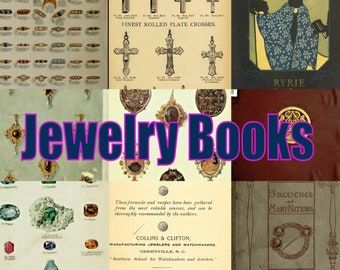 Jewelry, Jewellery,  How to make, collecting, Gem stones, crafting Catalogues scanned 130 old books PDF download