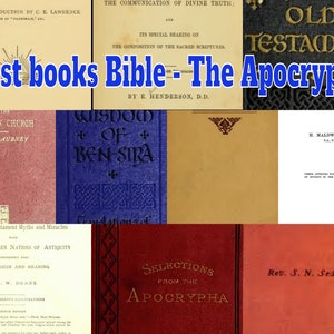 181 Lost Books of the Bible - The Apocrypha 181 Books PDF *download* Ancient chapters of bibles PDF