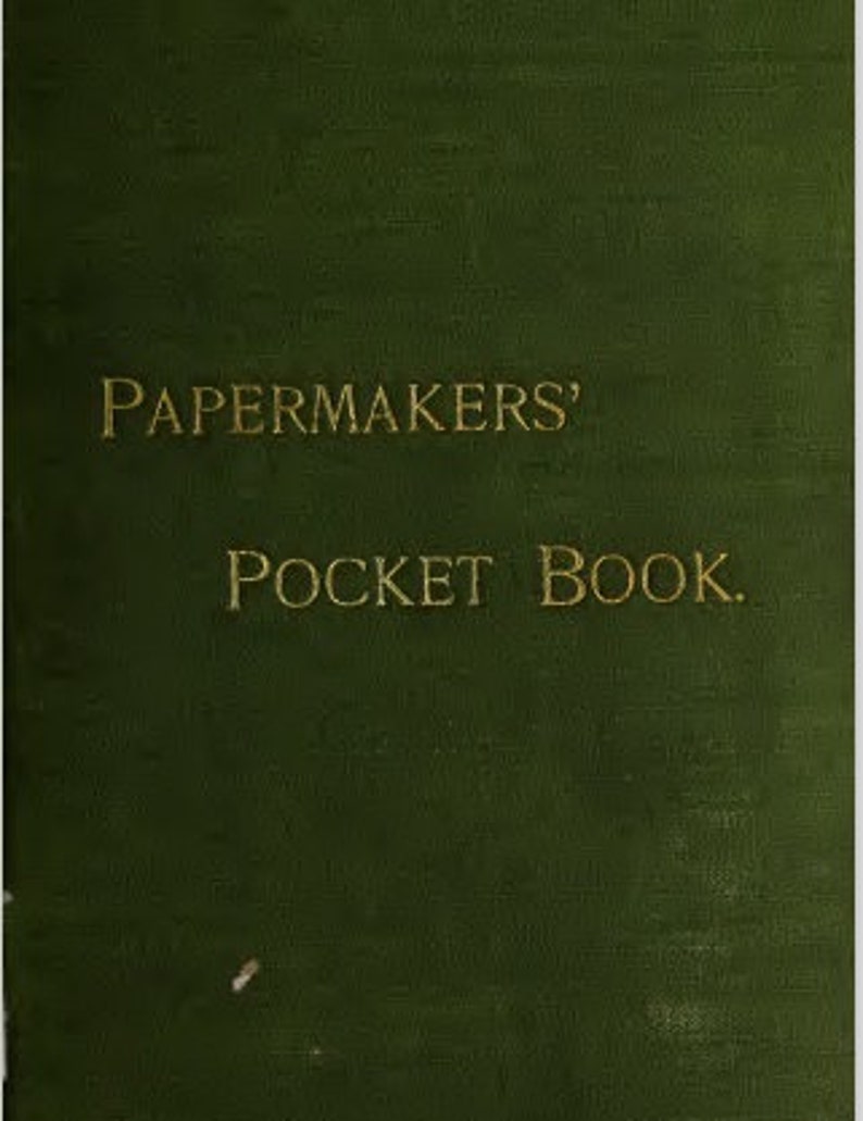 Papierherstellung 53 Vintage Books Papier selber machen Instant Download Bild 9