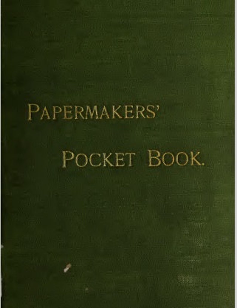 Papermaking 53 Vintage Books How to Make Your Own Paper Etsy
