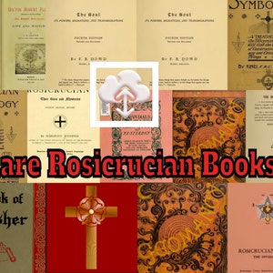 Rosicrucians 191 Vintage Books Occult Mysticism Religion *Download* Masonry - Freemasons