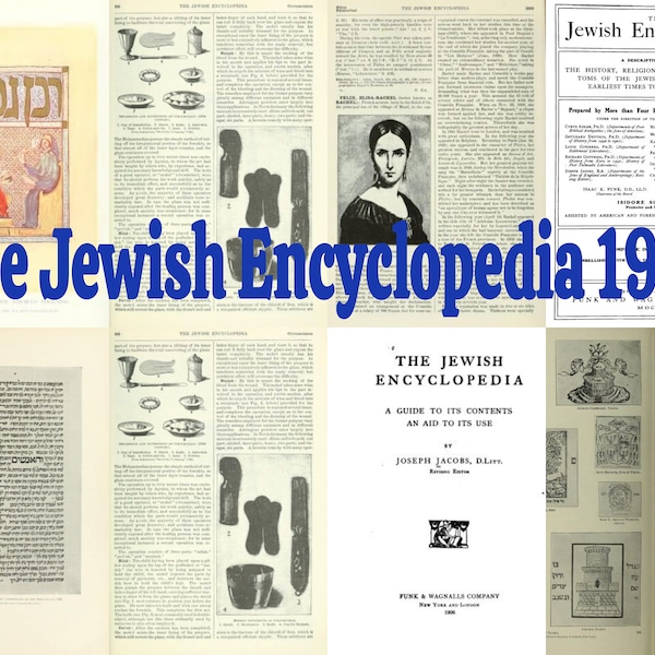 Jewish Encyclopedia 1901, Classic Judaism Religion History, 12 Vol Set PDF download