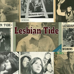 Lesbian Tide magazine 36 issues 1971 - 1980 PDF Feminism Lesbianism Gay Magazine