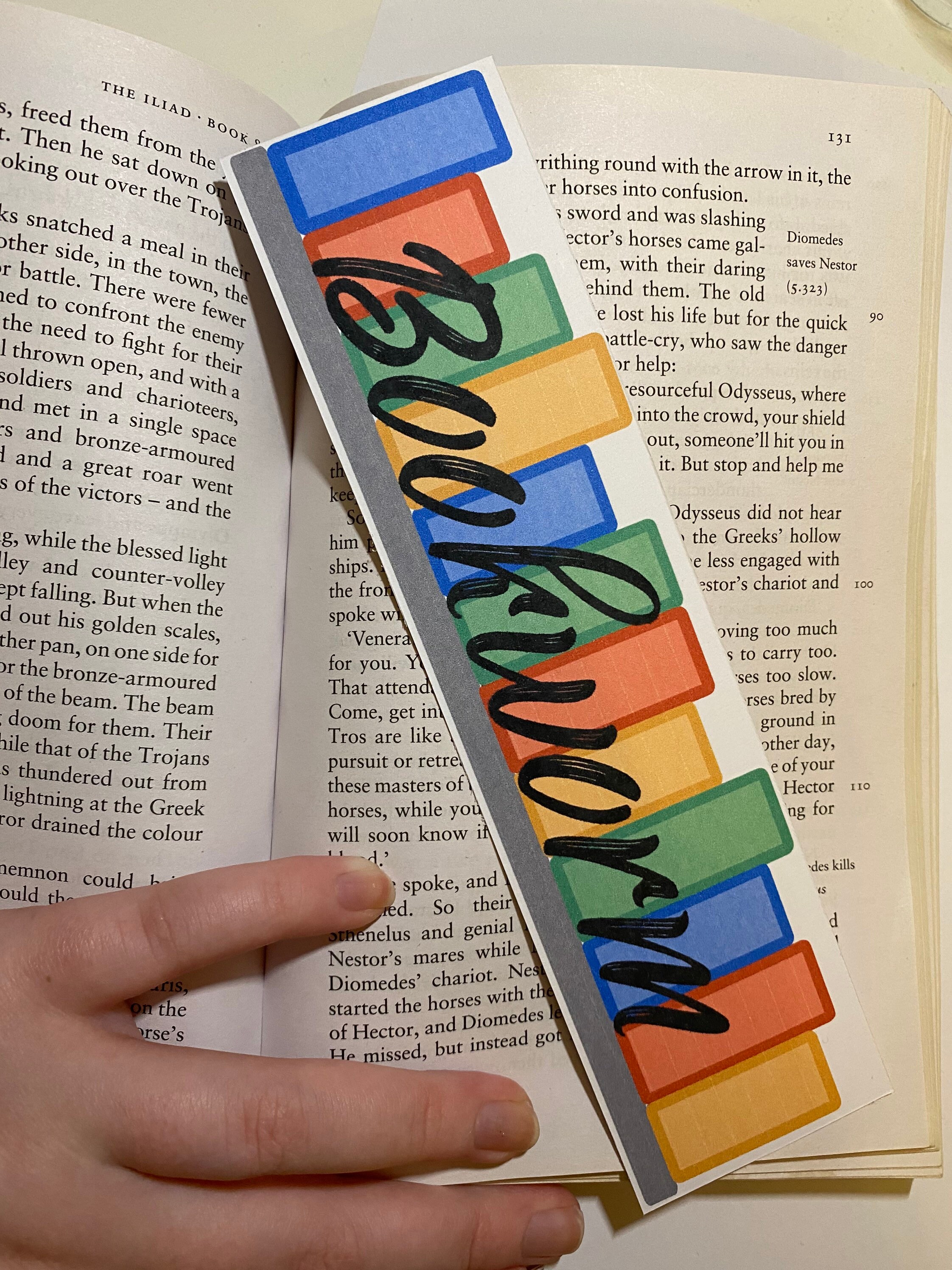 Book shelf book mark Etsy