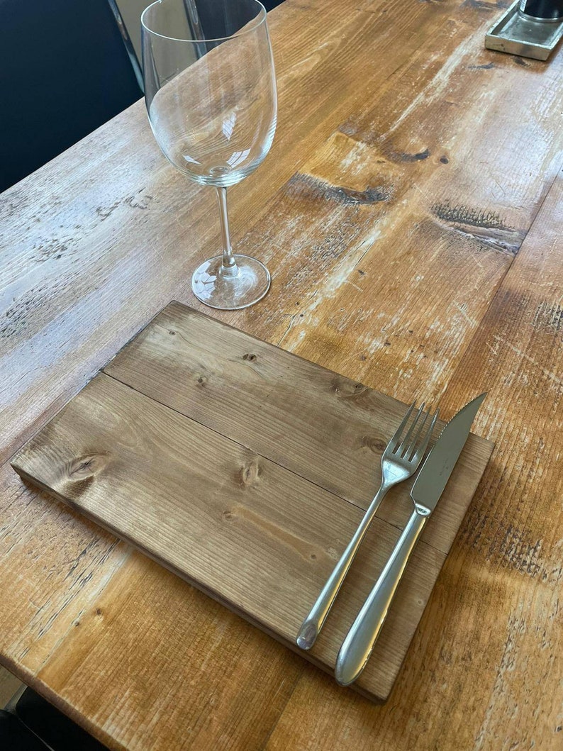 Handmade Rustic Wooden Place Mats .FREE DELIVERY. - Etsy UK