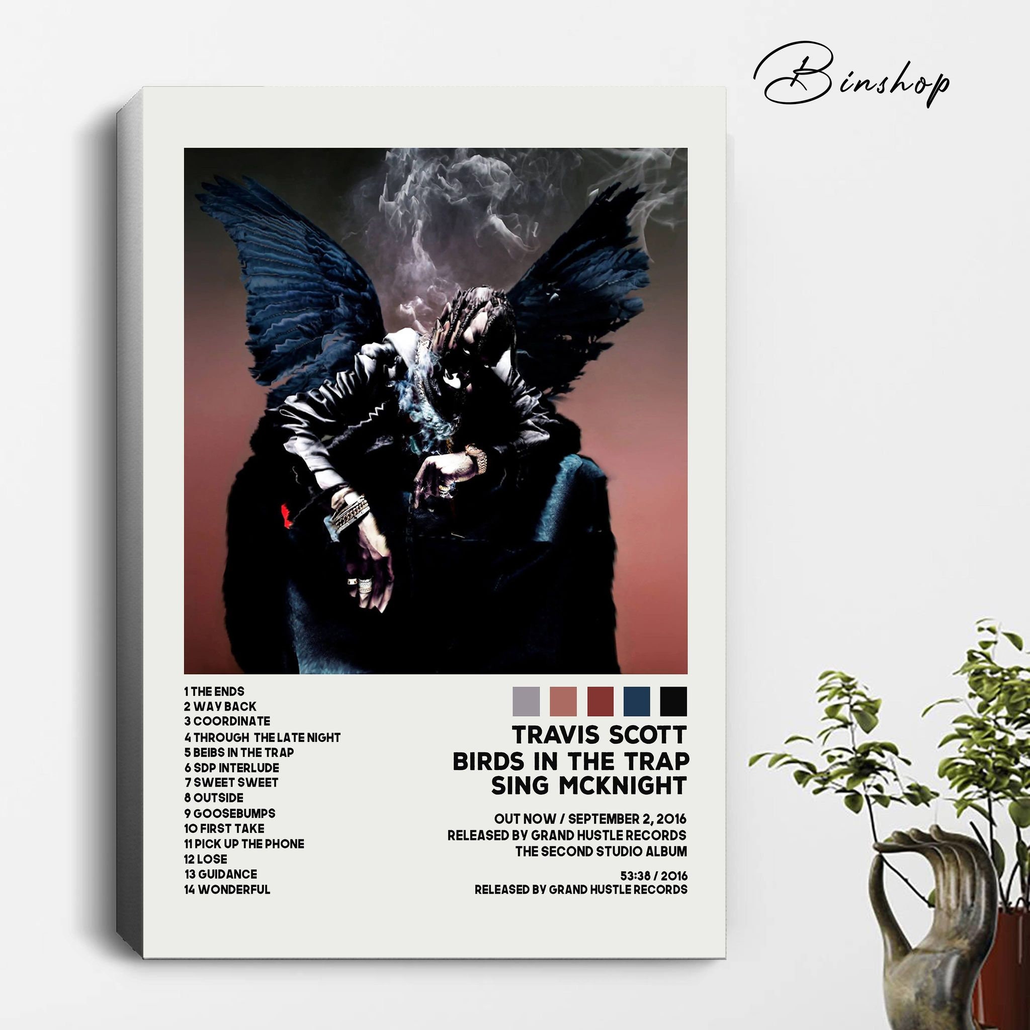 Travis Scott Birds in The Trap Sing McKnight Tracklist Album Etsy Travis Scott Birds in The Trap Sing McKnight Tracklist Album Etsy