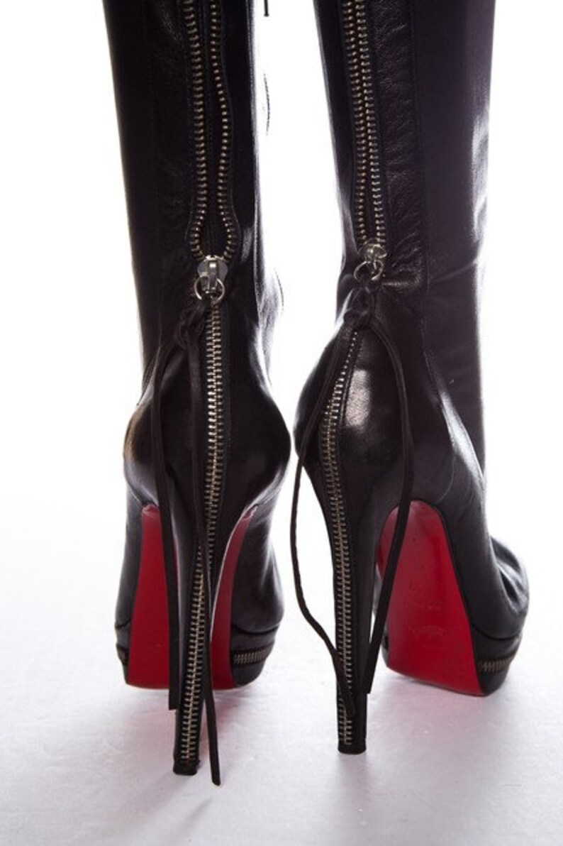 christian louboutin boots thigh high