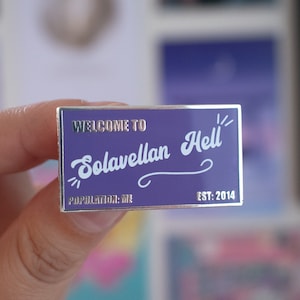 Solavellan Hell Enamel Pin | Dragon Age, Fen'Harel, Solasmancer, DA4 Lapel Pin