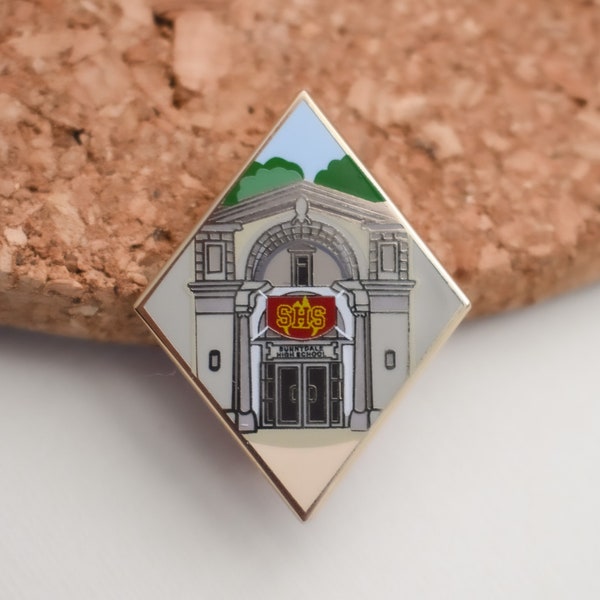 Sunnydale High Enamel Pin | Vampire Slayer, Buffy, Spike, Mr Pointy, BtVS Fantasy Pin / Fan Art Lapel Pin