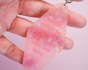 Pinkes Mommy Schlüsselanhänger: Lustiger Humor Accessoire