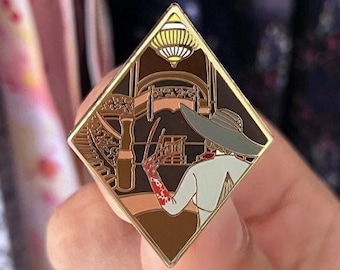 Castle Dimitrescu, Resident Evil, The Village, Fantasy Pin / Fan Art Lapel Pin