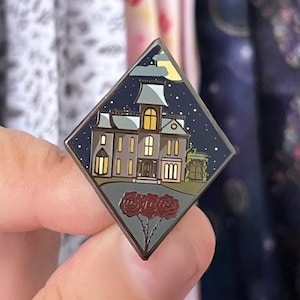 Spooky Family Mansion | Fantasy Pin / Fan Art Lapel Pin