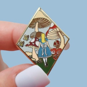 Wonderland Enamel Fantasy Pin / Fan Art Lapel Pin